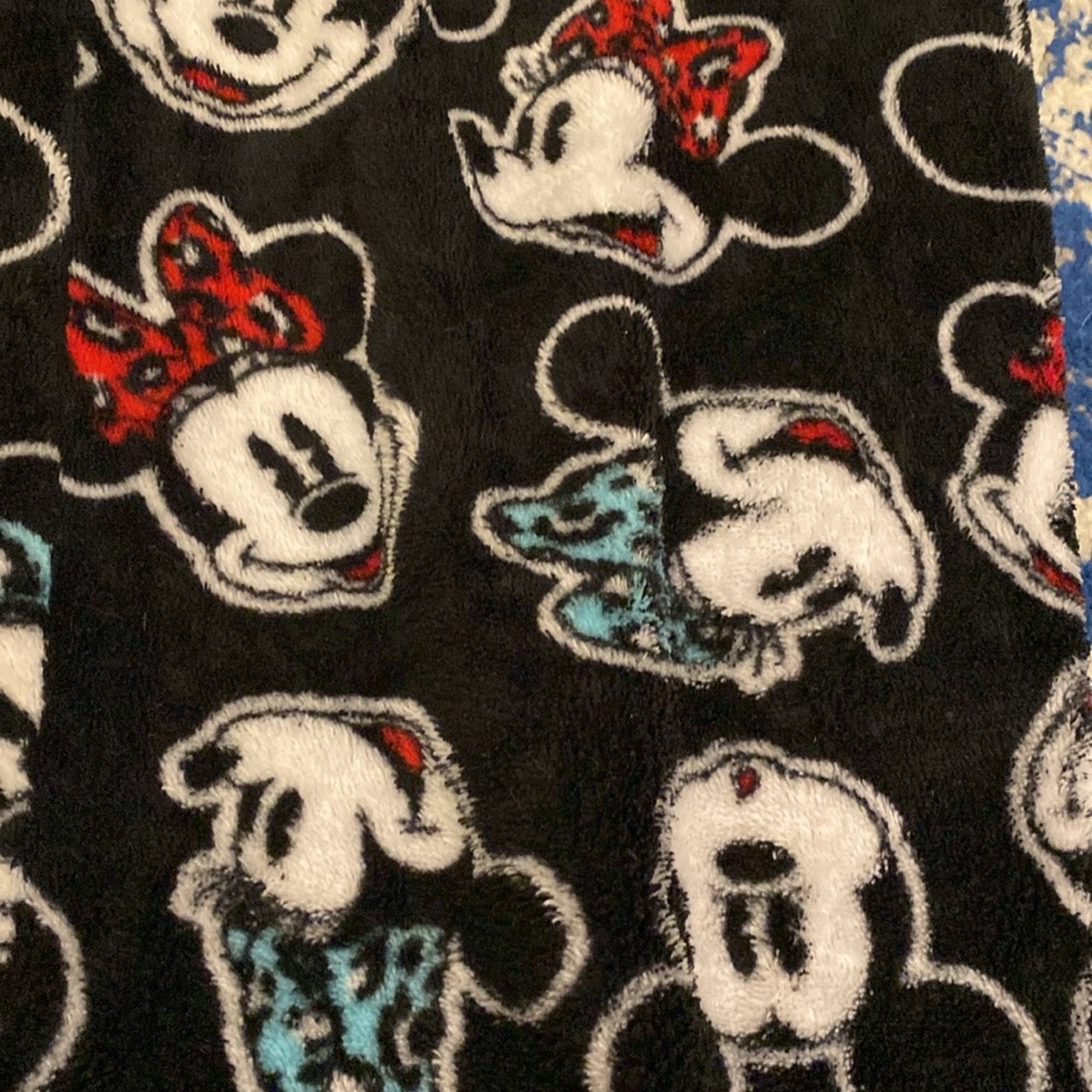 Disney Mickey and Minnie soft warm fuzzy pajama pants